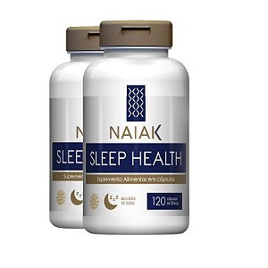 Kit 2 Sleep Health Naiak 120 cápsulas