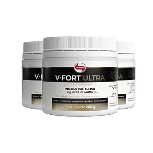 Kit 3 V- Fort Ultra Vitafor 240g Limão