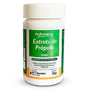 Extrato De Própolis Verde Nutraway 60 cápsulas