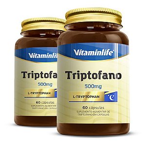 Kit 2 Triptofano Vitaminlife 60 cápsulas