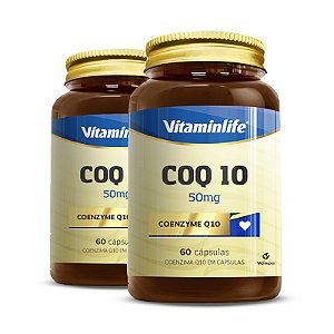 Kit 2 Coq-10 + Coenzyme Q10 Vitaminlife 60 cápsulas