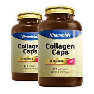 Kit 2 Collagen Vitaminlife 120 cápsulas