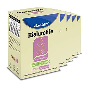 Kit 5 Hialurolife Vitaminlife 30 cápsulas