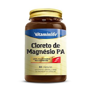 Cloreto De Magnésio Pa Vitaminlife 60 cápsulas