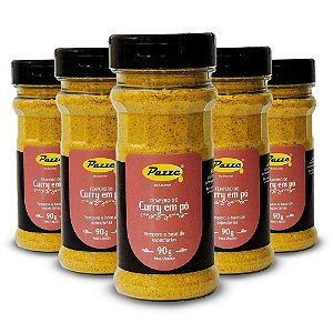 Kit 5 Tempero Curry Pazze 90g