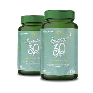 Kit 2 Leveza 30 Suplemento alimentar à base de Hibisco e Laranja-amarga 60 cápsulas