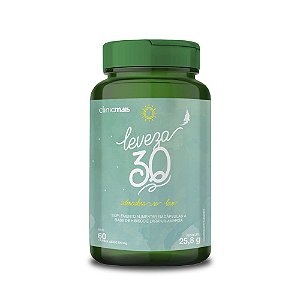 Leveza 30 de Hibisco e Laranja 30 cápsulas Clinic mais