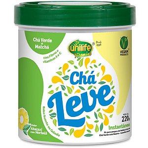 Chá Verde e Matcha Leve 220g Unilife