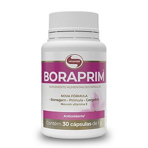 Óleo de Borragem e Prímula 1g Boraprim Vitafor 30 cápsulas