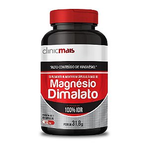 Magnésio Dimalato ClinicMais 60 cápsulas
