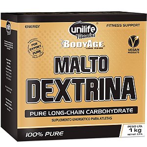 Maltodextrina 1kg sabor natural Unilife