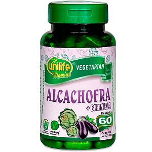 Alcachora com Berinjela 60 cápsulas Unilife