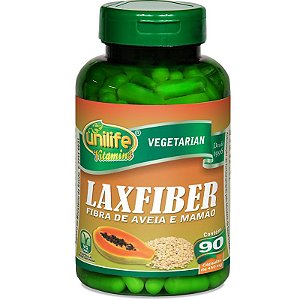 Laxfiber Fibras de Aveia e Mamão 90 Cápsulas Unilife