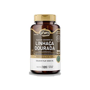 Óleo de Semente de Linhaça Dourada Unilife 120 Cápsulas