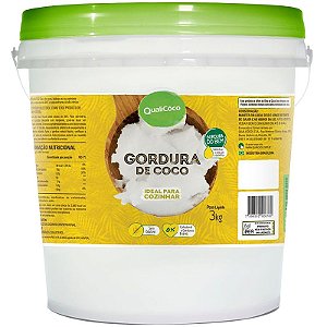 Gordura de Coco Balde 3,2Kg Qualicôco
