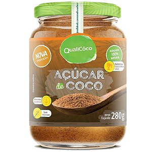 Açúcar de coco 280g natural QualiCôco