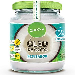 Óleo de Coco Sem sabor 200ml Qualicôco