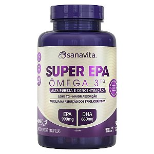 Ômega 3TG Super EPA Sanavita 90 cápsulas