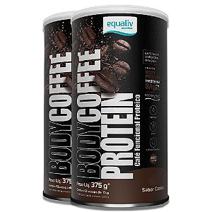 Kit 2 Café Proteico Body Coffee Protein Equaliv 375g