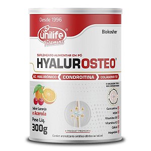 Hyalurosteo Condroitina Unilife Laranja com Acerola 300g
