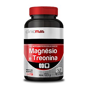 Magnésio e Treonina Clinic Mais 30 cápsulas