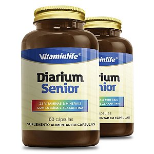 Kit 2 Diarium Senior Vitaminlife 60 cápsulas