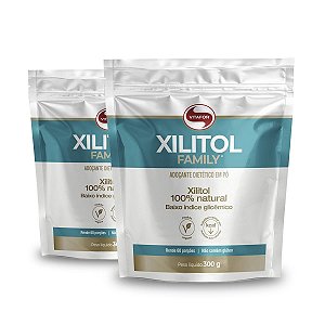 Kit 2 Xilitol Family Vitafor 300g