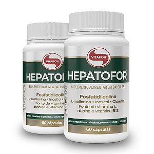 Kit 2 Hepatofor Vitafor 60 Cápsulas