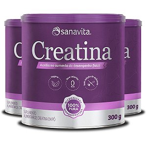 Kit 3 Creatina Sanavita 300g