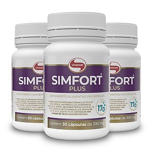 Kit 3 Simfort Plus Vitafor 30 Cápsulas 390mg