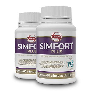 Kit 2 Simfort Plus Vitafor 60 Cápsulas 390mg