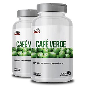 Kit 2 Café Verde Clinic Mais 60 Cápsulas 450 mg