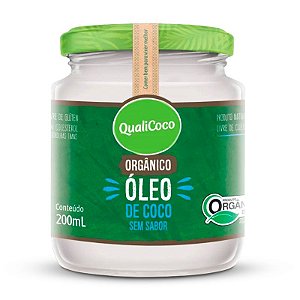 Kit 2 Óleo de coco sem sabor Qualicoco 200 ml orgânico