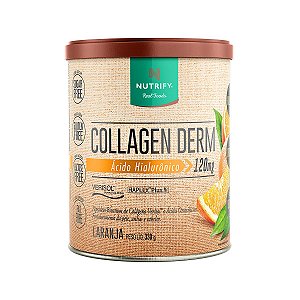 Collagen Derm Ácido Hialurônico Laranja Nutrify 330g