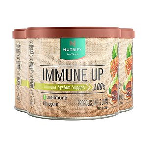 Kit 3 Immune Up Wellmune Propólis, Mel e Limão Nutrify 200g