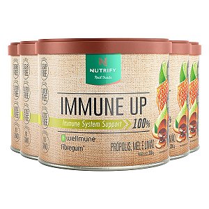 Kit 5 Immune Up Wellmune Propólis, Mel e Limão Nutrify 200g