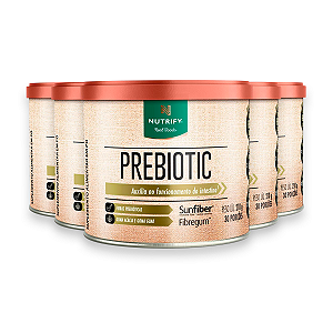 Kit 5 Prebiotic Fibras Prebióticas Nutrify 210g