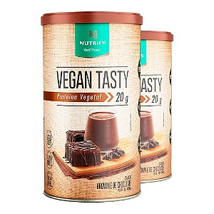 Kit 2 Vegan Tasty Brownie de Chocolate Nutrify 420g