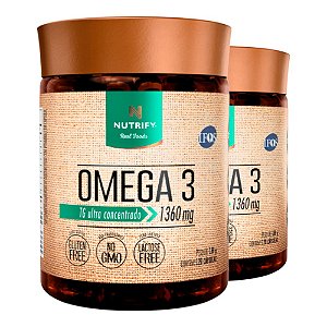 Kit 2 Ômega 3 TG Ultra Nutrify 120 Cápsulas