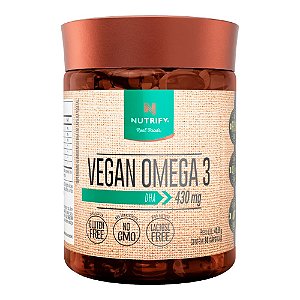 Ômega 3 Vegano DHA Nutrify 60 Cápsulas