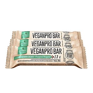 Kit 3 Barra de Proteína Nutrify Veganpro Bar Vegana Amendoim 50g
