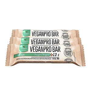 Kit 3 Veganpro Bar Nutrify Barra de proteína Vegana Cacau Und