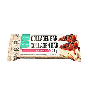 Kit 2 Collagen Bar Nutrify Barra de proteína Cheesecake Und 50g
