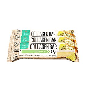 Kit 3 Collagen Bar Nutrify Barra de proteína Torta de Limão Und 50g