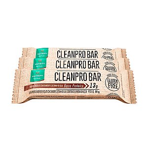 Kit 3 Cleanpro Bar Nutrify Barra de proteína Chocolate Und 50g