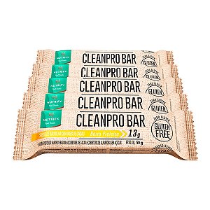 Kit 5 Cleanpro Bar Nutrify Barra de proteína Baunilha Und