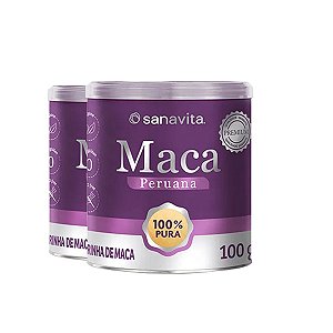 Kit 2 Farinha de Maca Peruana Premium Sanavita 100g