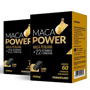 Kit 2 Maca Power Maxinutri 60 Cápsulas