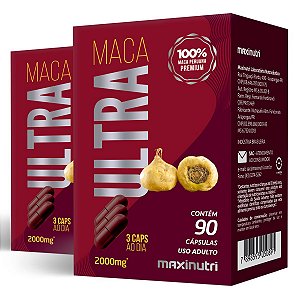 Kit 2 Maca Ultra Premium Maxinutri 90 Cápsulas