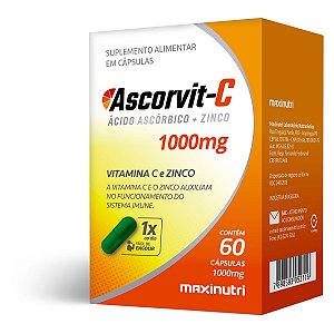 Ascorvit-C Maxinutri 60 Cápsulas